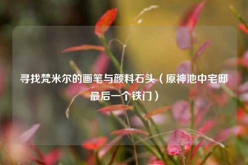 寻找梵米尔的画笔与颜料石头（原神池中宅邸最后一个铁门）