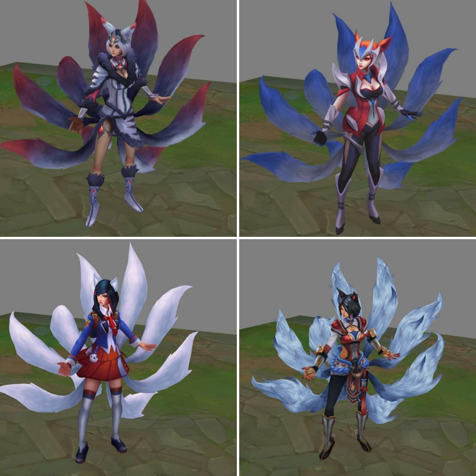 焰尾妖狐 阿狸,你们觉得哪位女英雄的皮肤最漂亮性感呢?